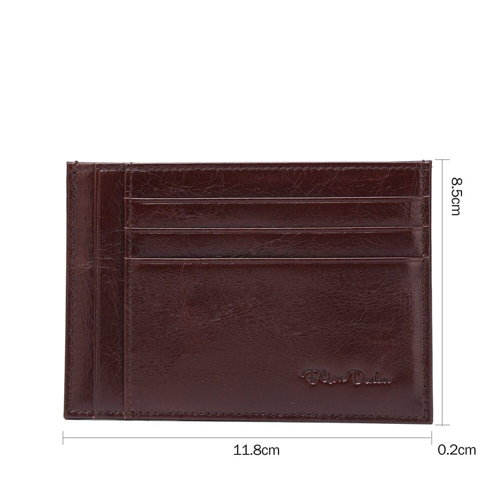 Carteira Bison Denim Slim Couro Legítimo Original Spruce